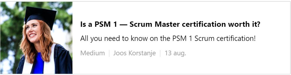 Is a PSM1 Scrum Master Certification worth it?