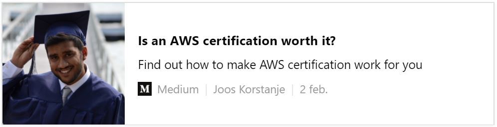 Is an AWS certification worth it?